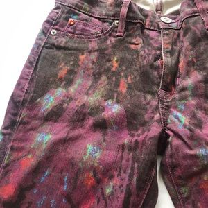 Colourful Hudson skinny jeans!